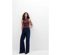Intimissimi Canotta a Costine in Cotone Lamè Donna Rosso Taglia L