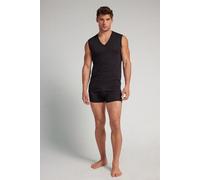 Intimissimi Canotta con Scollo a V in 100% Cotone Superior Extrafine Uomo Nero Taglia M