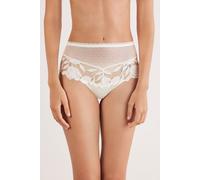 Intimissimi Culotte Brasiliana Vita Alta All About Flowers Donna Avorio Taglia 2