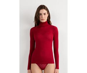 Intimissimi Dolcevita Lana e Seta Manica Lunga con Collo Alto Donna Rosso Taglia L