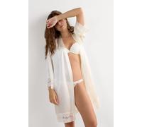 Intimissimi Kimono in Seta Pretty Flowers Donna Avorio Taglia S/M