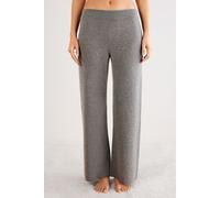 Intimissimi Pantaloni Lunghi a Palazzo 100% Cashmere Donna Grigio Taglia S
