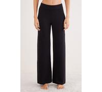 Intimissimi Pantaloni Lunghi a Palazzo 100% Cashmere Donna Nero Taglia M