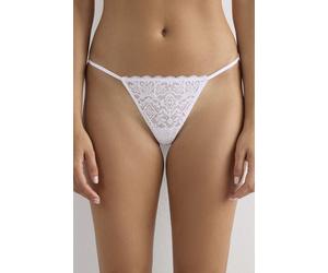 Intimissimi Perizoma Fianchetto Sottile in Pizzo Donna Bianco Taglia 3