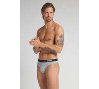 Intimissimi Perizoma Uomo in Microfibra con Logo Uomo Grigio Chiaro Taglia 3