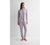 Intimissimi Pigiama Lungo in Modal con Pizzo Donna Viola Taglia M