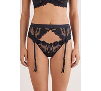 Intimissimi Reggicalze All About Flowers Donna Nero Taglia TU