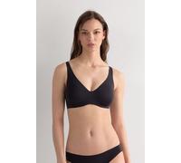 Intimissimi Reggiseno a Balconcino Greta in Microfibra Ultralight Donna Nero Taglia 7B