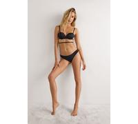 Intimissimi Reggiseno a Balconcino Multifunzione Anna in Microfibra Ultralight Donna Nero Taglia 5B