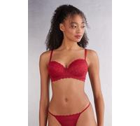 Intimissimi Reggiseno a Balconcino Sofia in Pizzo Donna Rosso Taglia 1D