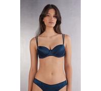 Intimissimi Reggiseno a Balconcino Sofia in Seta Donna Blu Taglia 3D