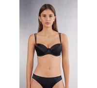 Intimissimi Reggiseno a Balconcino Sofia in Seta Donna Nero Taglia 3B