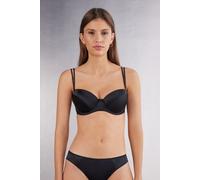 Intimissimi Reggiseno a Balconcino Sofia in Seta Donna Nero Taglia 4C