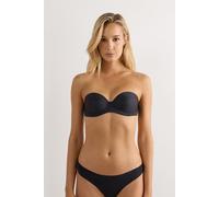 Intimissimi Reggiseno a Fascia Giada in Microfibra Donna Nero Taglia 2B
