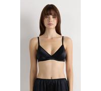Intimissimi Reggiseno a Triangolo Emma in Seta Donna Nero Taglia 2B
