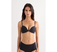 Intimissimi Reggiseno Push-up Silvia in Microfibra Ultralight Donna Nero Taglia 2C