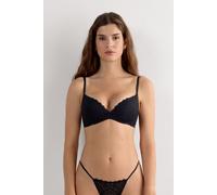 Intimissimi Reggiseno Super Push-up Gioia in Pizzo Donna Nero Taglia 2D