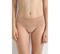 Intimissimi Slip Alto in Pizzo e Cotone Donna Naturale Taglia 6