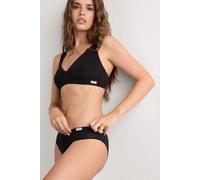 Intimissimi Slip in Cotone Avvolgente Donna Nero Taglia 3
