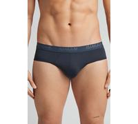 Intimissimi Slip in Microfibra con Logo Uomo Blu Taglia 5