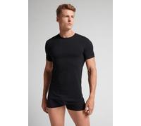 Intimissimi T-Shirt Uomo in Cotone Superior Elasticizzato Uomo Nero Taglia XL