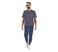 Intimitaly Be-Active - Tuta Uomo in Cotone French Terry Autunno Inverno con Zip e Tasche Sulla Giacca e Sul Pantalone Con Elastico Alla Caviglia (IT, Testo, XL, Regular, Regular, GCM81 GRIGIO)