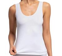 Intimitaly - Confezione da 2 Canottiera Donna Cotone Spalla Larga e Spalla Stretta Body Canotta Cannottiere Canotta Donna (Canotta Bianca Spalla Larga, 4/L)
