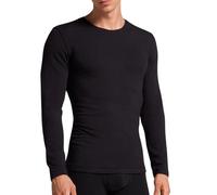 Intimitaly DeFonseca - Maglia Termica Uomo Manica Lunga, Pacco da 2, Caldo Cotone Interlock (IT, Testo, M, Regular, Regular, Nero)