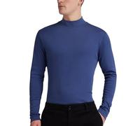 Intimitaly Lupetto Uomo, Dolcevita Invernale in Cotone Caldo, Manica Lunga, Morbido e Soffice, Taglie M-XXL (IT, Testo, L, Regular, Regular, Denim)