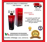 INTIMITE' IL MIGLIOR PROFUMO AL MONDO DA DONNA AI FEROMONI EAU DE TOILETTE 50 ml