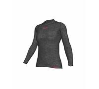 INTIMO ALE MANICA LUNGA SEAMLESS WOOL LADY UNDERWEAR NERO M - ALE_SEAMWOOLLADY_M