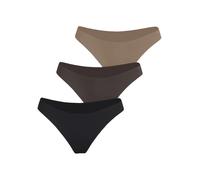 Intimo Björn Borg Invisible Brief 3P - black/brown/beige - Multicolore (S)