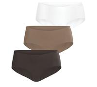 Intimo Björn Borg Invisible Hipster 3P - white/beige/black - Multicolore (S)