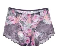 Intimo da donna Natale con stampa retrò e alta elasticità, intimo uomo ragazzo, Colore: rosa., XL