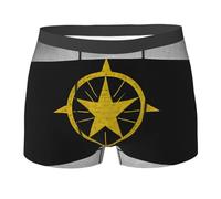 Intimo da Uomo Black Arizona Flag Boxer da Uomo Confortevole Boxer Elasticizzato Elasticizzato Mens Boxers Viaggio per Quotidiano Gym S