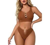 Intimo Donna Lingerie Sexy Hard Body Donna Sexy da Set da Notte Set Notte A Forma di Cuore Solido Scollato Senza Maniche Lingerie di Indumenti Vestiti Sexydonna Abbigliamento Hot
