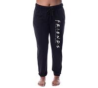 INTIMO Friends TV Show Logo Donne Sonno Jogger Loungewear Pigiama Pantaloni, Nero , L