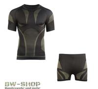 INTIMO FUNZIONALE MILITARE PERFORMANCE CORTO BW T-SHIRT CANOTTIERA + MUTANDE