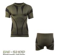 INTIMO FUNZIONALE MILITARE PERFORMANCE CORTO BW T-SHIRT CANOTTIERA + MUTANDE