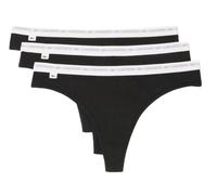 Intimo Lacoste Elastic Cotton Thongs 3P - black - Nero (M)