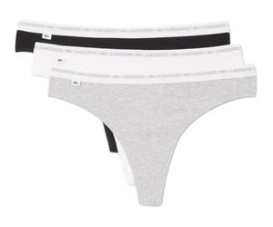 Intimo Lacoste Elastic Cotton Thongs 3P - multicolor - Multicolore (S)
