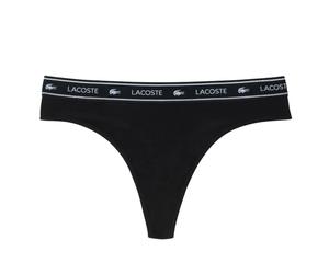 Intimo Lacoste Logo Stretch Cotton String 1P - black - Nero (XS)