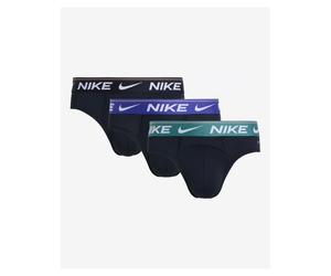 intimo mutande slip UOMO Nike Dry Fit Hip Logo 3 PACK Nero UA7 Cotone