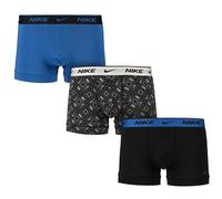 INTIMO NIKE EVERYDAY COTTON KE1008 BM7 3 PACK NERO AZZURRO GRAPHIC