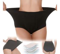 Intimo per L'incontinenza per Adulto,Slip Donna Assorbenti per Incontinenza,con Protezione Leggera Contro L'incontinenza E Le Perdite Urinarie,Intimo di Protezione Lavabile,S,Black