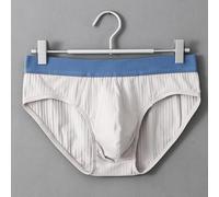 Intimo Pochette Uomo in Morbido Cotone con Motivo a Righe per Abbigliamento Quotidiano