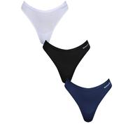 Intimo Reebok Thong Agatha Womens 3P - black/pure grey/white - Multicolore (S)