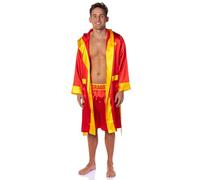 INTIMO Rocky Balboa - Completo da uomo con vestaglia e pantaloncini in raso, Ivan Drago, Large-X-Large
