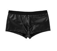 Intimo Sexy Uomo Sissy Slip Uomo Sexy Vita Bassa Intimo Uomo Sexy Hot Pelle Tanga Uomo Sexy Intimo Uomo Sexy Hard Slip Uomo Sexy Cotone Intimo Uomo Sexy Aperto A-6-Nero S