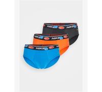 Intimo slip mutande UOMO Nike Underwear BRIEF Graphic 3 PACK Slip Arancione